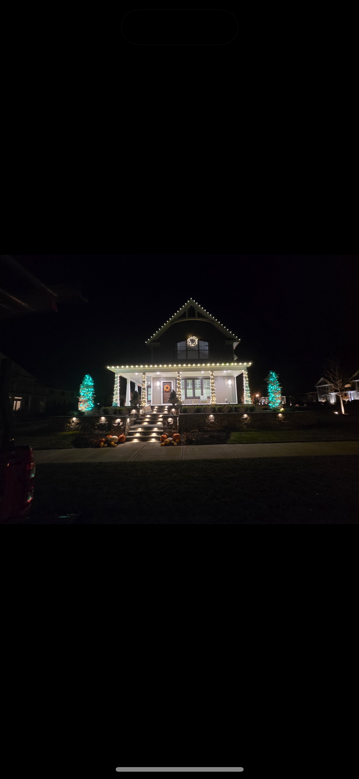Holiday Lighting project: Cottage Trim and Pathway in Wilton, NY