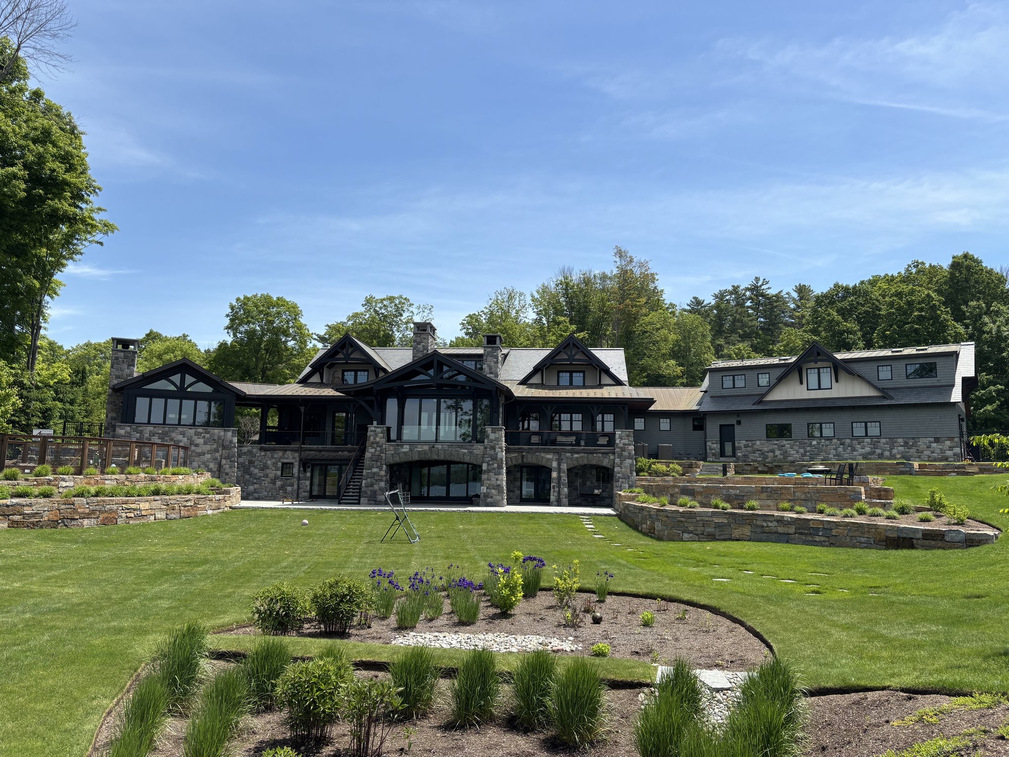 Window Cleaning project: Luxury Estate Exterior in Saratoga County, NY